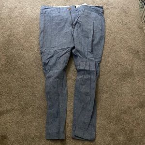 J Crew The Sutton Pants, Light Blue, Size 34x30